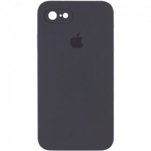 Чохол Silicone Square Full Camera Protective (AA) для Apple iPhone 6/6s (Сірий / Dark Gray)