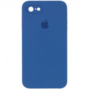 Чохол Silicone Square Full Camera Protective (AA) для Apple iPhone 6/6s (Синій / Navy blue)