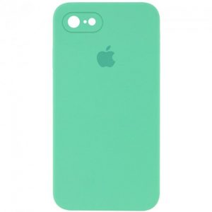 Чохол Silicone Square Full Camera Protective (AA) для Apple iPhone 6/6s (Зелений / Spearmint)