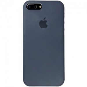 Чохол Silicone Square Full Camera Protective (AA) для Apple iPhone 7 plus / 8 plus (Сірий / Dark Gray)
