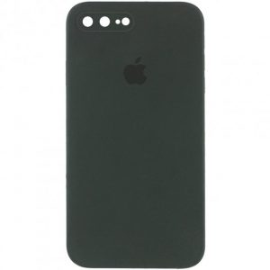 Чохол Silicone Square Full Camera Protective (AA) для Apple iPhone 7 plus / 8 plus (Зелений / Army Green)