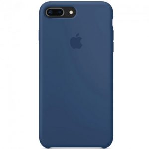 Чохол Silicone Square Full Camera Protective (AA) для Apple iPhone 7 plus / 8 plus (Синій / Navy blue)