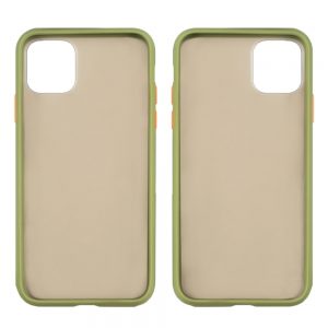 Чохол матовий силікон + бампер для iPhone 12 Pro Max Зелений хакі