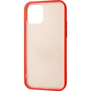 Чохол матовий силікон + бампер для iPhone 12/ 12 Pro Червоний