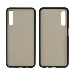 Чохол матовий силікон + бампер для Samsung A750 A7 (2018) Чорний