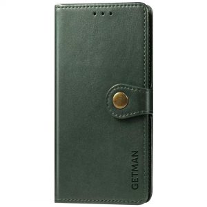 Чохол книжка шкіряний GETMAN Gallant (PU) для Samsung Galaxy A02s / M02s (Зелений)