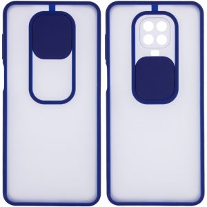 Чохол Camshield mate TPU зі шторкой для камери для Xiaomi Redmi Note 9s / Note 9 Pro /Note 9 Pro Max (Синій)