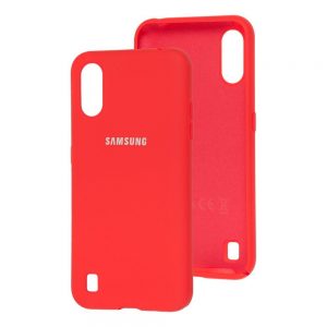 Чохол Original Silicone для Samsung A013 Core / М013 Core (A01/M01) Червоний