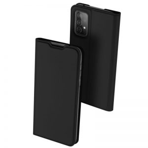 Чохол книжка Dux Ducis з карманом для візиток для Samsung Galaxy A72 4G / A72 5G (Чорний)