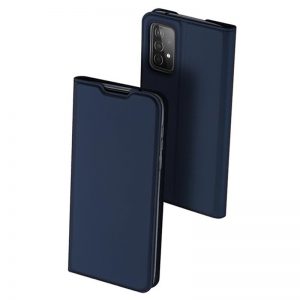 Чохол книжка Dux Ducis з карманом для візиток для Samsung Galaxy A72 4G / A72 5G (Синій)