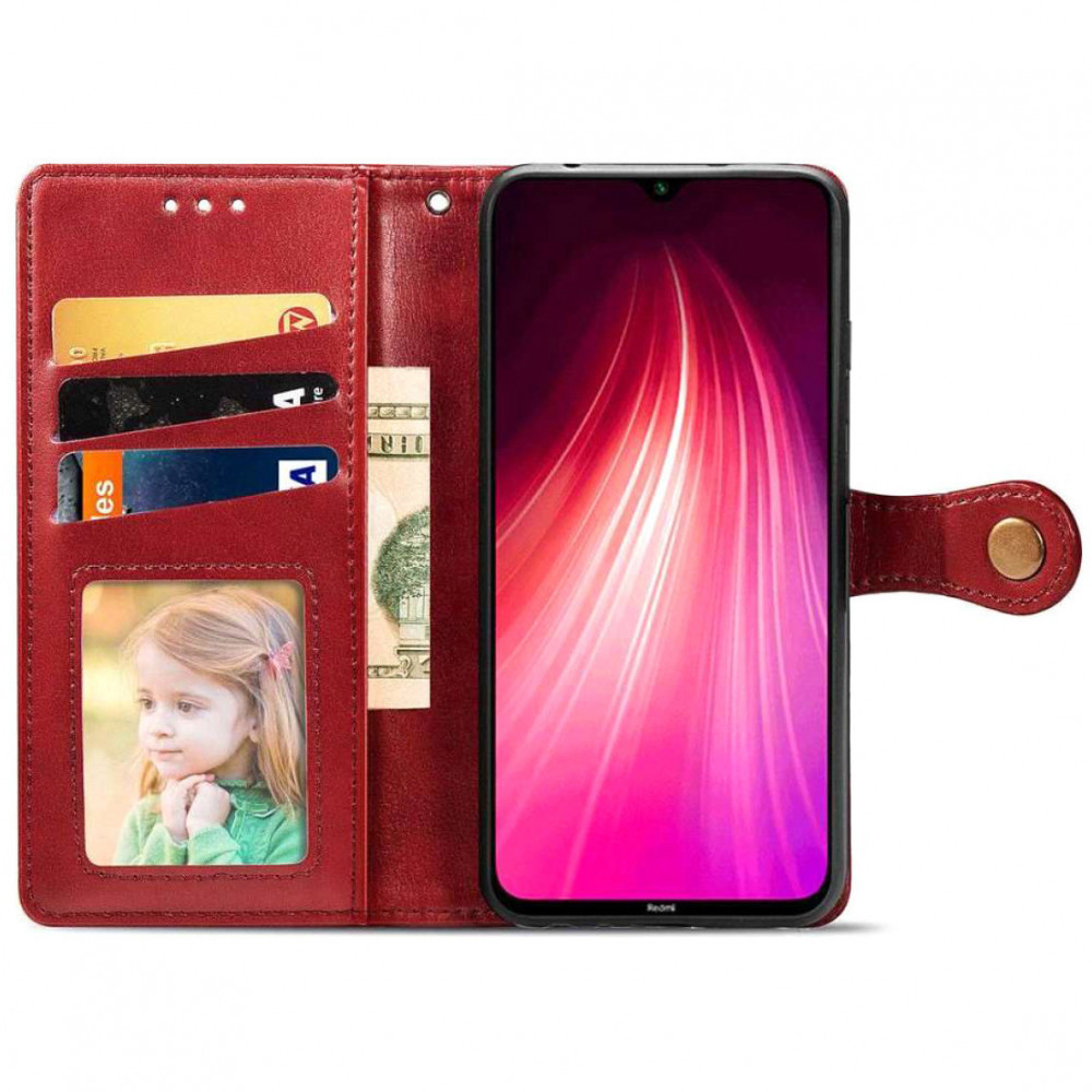 Чохол книжка шкіряний GETMAN Gallant (PU) для Samsung Galaxy A52 4G / A52 5G (Червоний) - Зображення 4