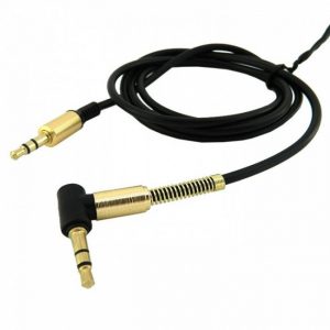 Кабель AUX WALKER A710 кутовий Чорний