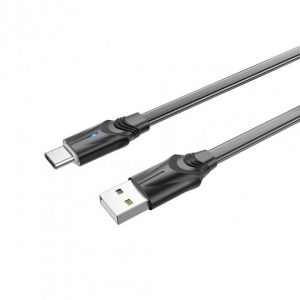 Кабель USB Borofone BU12 Type-C 1,2m 3A Чорний