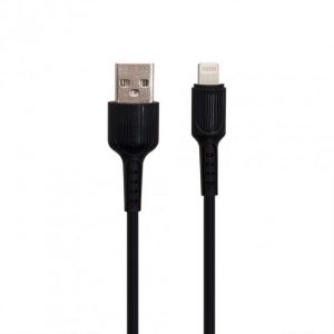 Кабель USB Borofone BX16 Lightning 1m Чорний