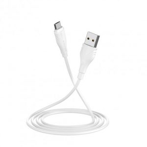 Кабель USB Borofone BX18 Micro 1m Білий