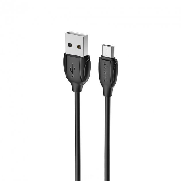 Кабель USB Borofone BX19 Micro 1m Чорний