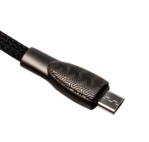 Кабель USB WALKER C910 micro Чорний - Зображення 2
