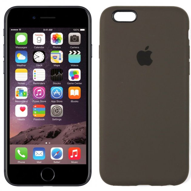 Чохол оригінальний для iPhone 6/6s (Кавовий / Coffee)
