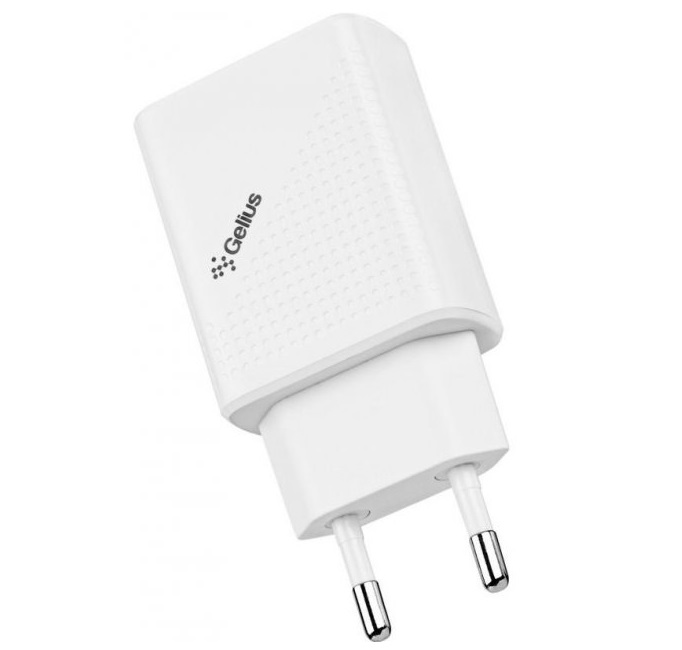 Мережевий зарядний пристрій Gelius Pro Vogue GP-HC011 2USB 2.4A Білий - Зображення 2