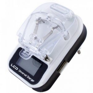 Зарядний пристрій універсальний Euro LCD with USB (Краб) 3.6-6V