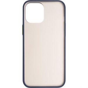 Чохол матовий силікон + бампер для iPhone 12 Pro Max Cиній