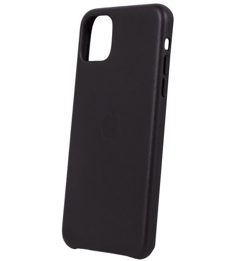 Чохол шкіряний Leather (AAA) для Apple iPhone 11 (6.1") (Чорний ) - Зображення 4