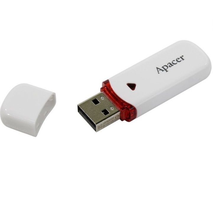 Флеш-пам'ять Apacer AH333 8Gb USB 2.0 Білий - Зображення 4