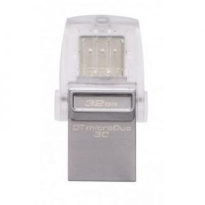 Флеш-пам'ять Kingston DT MicroDuo 3C 32GB USB3.1/Type-C metal