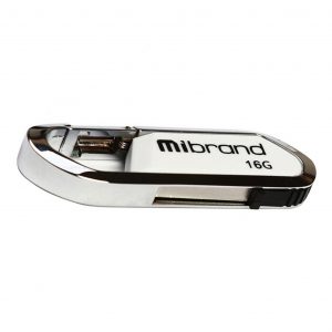 Флеш-пам'ять Mibrand Aligator 16Gb USB 2.0 Білий