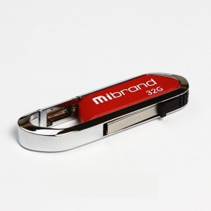 Флеш-пам'ять Mibrand Aligator 32Gb USB 2.0 Темно-червоний