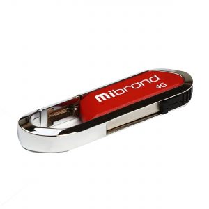 Флеш-пам'ять Mibrand Aligator 4Gb USB 2.0 Темно-червоний