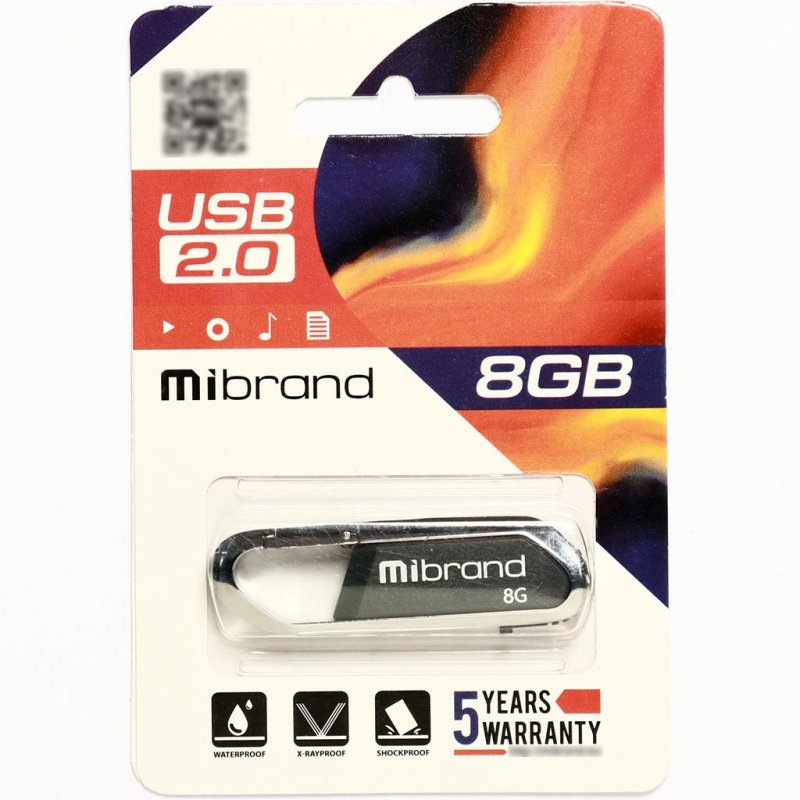 Флеш-пам'ять Mibrand Aligator 8Gb USB 2.0 Сірий - Зображення 3