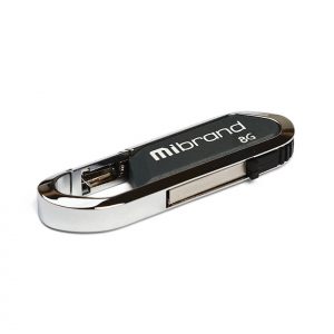 Флеш-пам'ять Mibrand Aligator 8Gb USB 2.0 Сірий