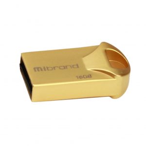 Флеш-пам'ять Mibrand Hawk 16Gb USB 2.0 Золотий