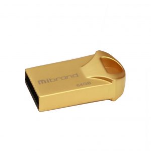 Флеш-пам'ять Mibrand Hawk 64Gb USB 2.0 Золотий