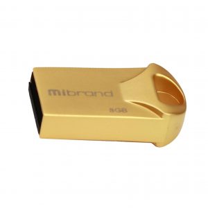 Флеш-пам'ять Mibrand Hawk 8Gb USB 2.0 Золотий