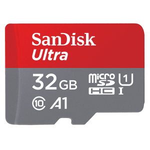 Карта пам'яті SanDisk Ultra microSDHC 32Gb (UHS-1) class 10 A1 (100Mb/s)