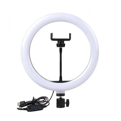 Лампа кільцева LED 30 см с 2-ма Тримачами для смартфона