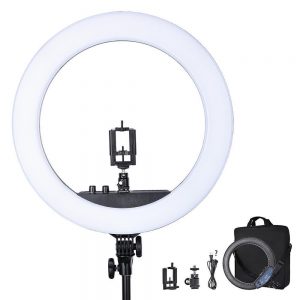 Лампа кільцева LED 46 см HQ-18 (55W) (без штатива)