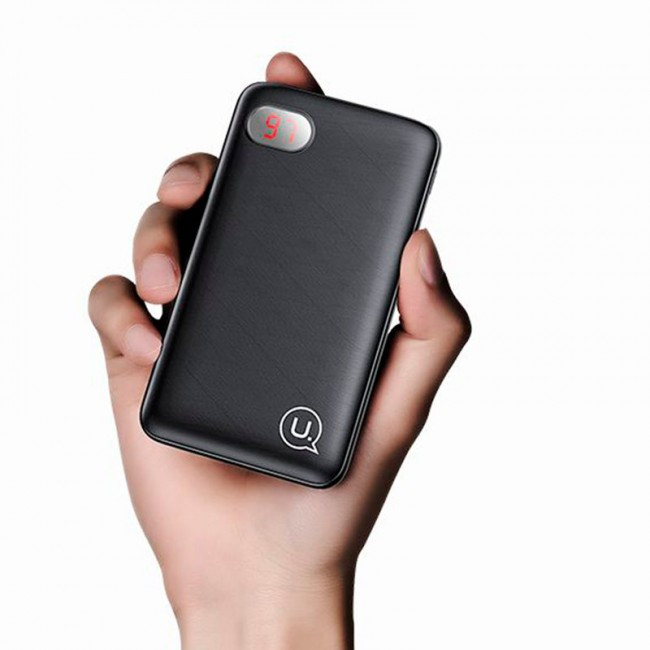 Портативний акумулятор Usams PB12 (10000mAh) (US-CD73) Чорний - Зображення 4