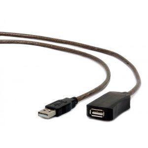 Кабель USB Подовжувач 10м Чорний