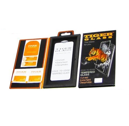 Захисне скло TigerGlass для Apple iPhone 12/12 Pro Full Glue (0.3 мм, 2.5D, чорний) - Зображення 4