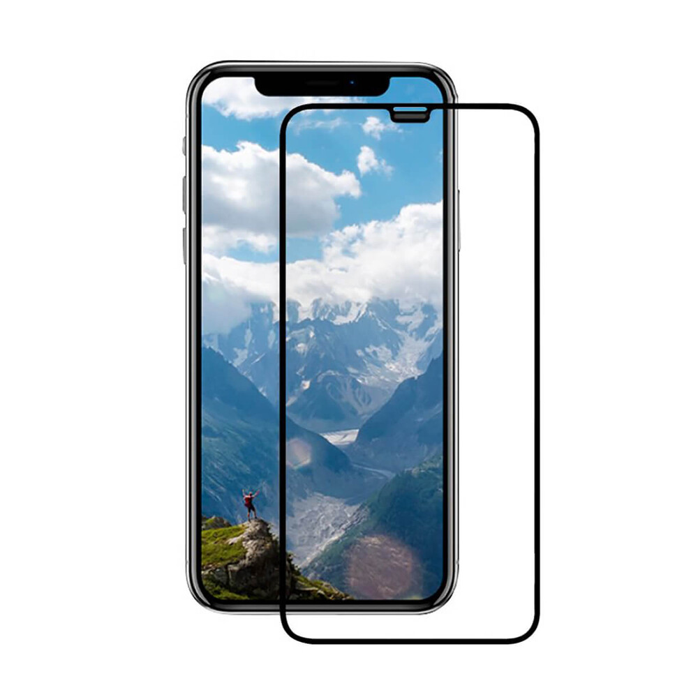 Захисне скло TigerGlass для Apple iPhone 12/12 Pro Full Glue (0.3 мм, 2.5D, чорний) - Зображення 2
