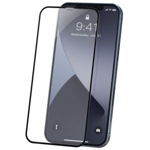 Захисне скло для APPLE iPhone 12 Pro Max (0.3 мм, 4D чорний) Люкс
