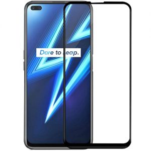 Захисне скло для Realme 6 Pro Full Glue (0.3 мм, 2.5D, чорний)