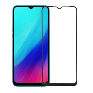 Захисне скло для Realme C3/C21 Full Glue (0.3 мм, 2.5D, чорний)