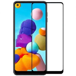 Захисне скло для Samsung A217 Galaxy A21S (0.3 мм, 4D ARC чорний) Люкс