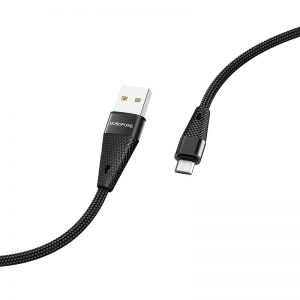 Кабель USB Borofone BU11 Micro 1,2m Чорний