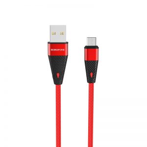 Кабель USB Borofone BU10 Micro 1,2m Червоний
