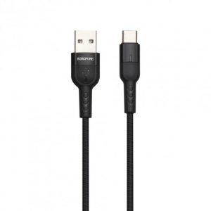 Кабель USB Borofone BU17 Type-C 1,2m 3A Чорний